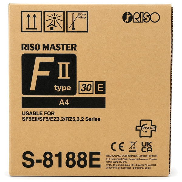 Master DIN A4 TK-Rs-S-8188E-bkO für Riso EZ 370
