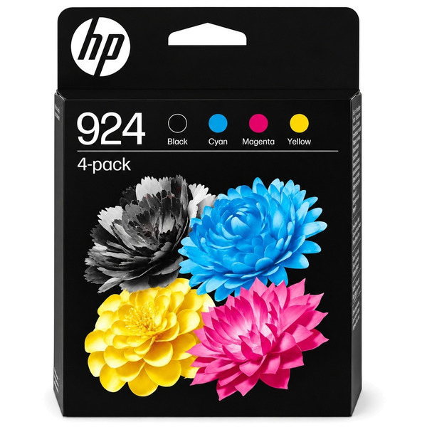 Tintenpatrone MultiPack Bk,C,M,Y Set-HP-924-4O für HP OfficeJet Pro 8132 e