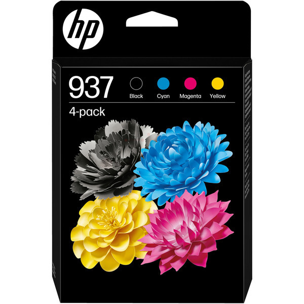 Druckkopfpatrone Multipack Bk,C,M,Y Set-HP-937-4O für HP OfficeJet Pro 9133