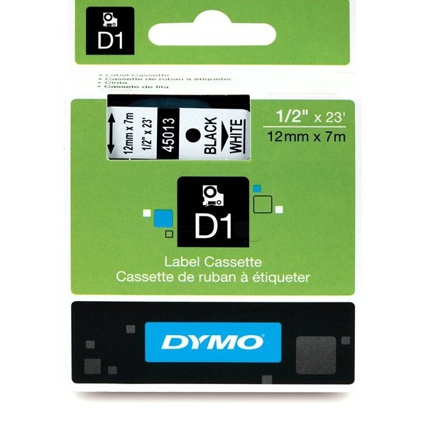 DirectLabel-Etiketten schwarz auf weiss SB-Dy-45013-O für Dymo Labelmanager 420 P