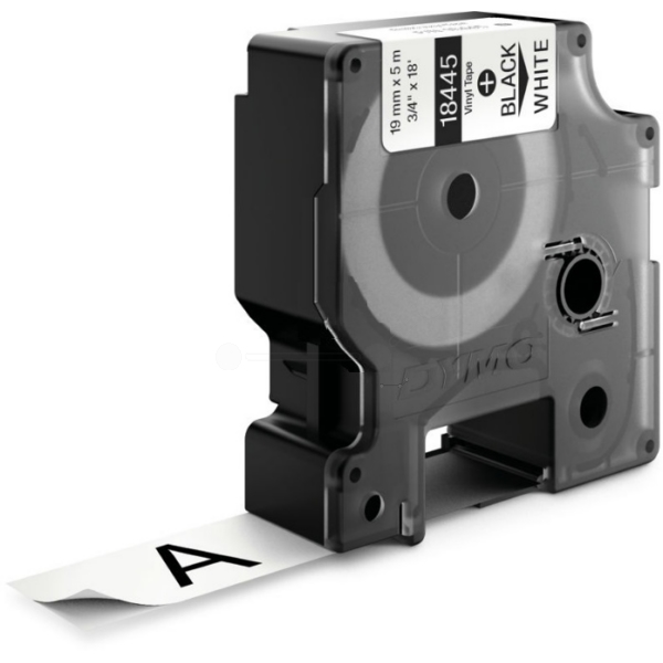 Farbband Vinyl schwarz auf weiss  für Dymo Rhino 4200