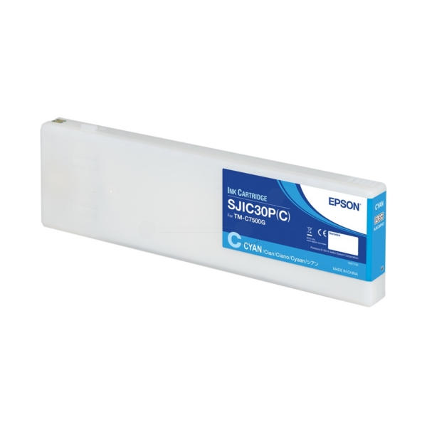 Tintenpatrone cyan TK-Ep-C33S020640-bkO für Epson TM-C 7500 G