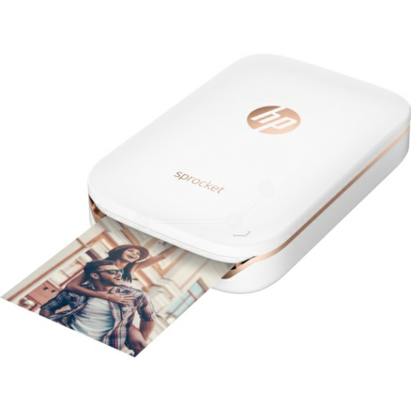 HP Sprocket Photo Printer white