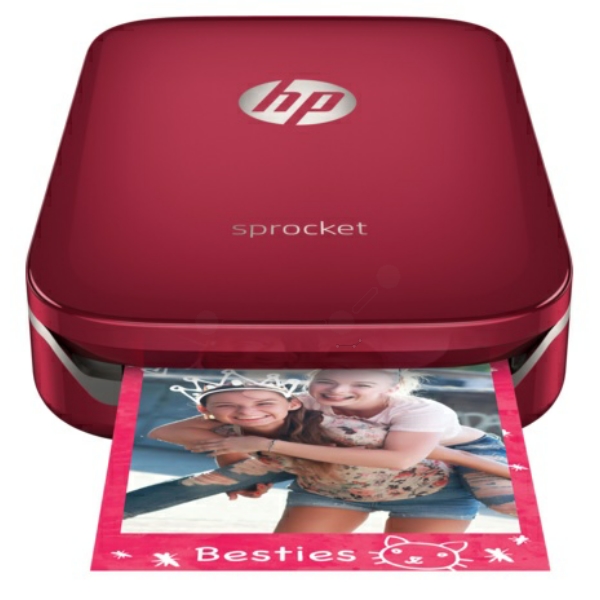 HP Sprocket Photo Printer red