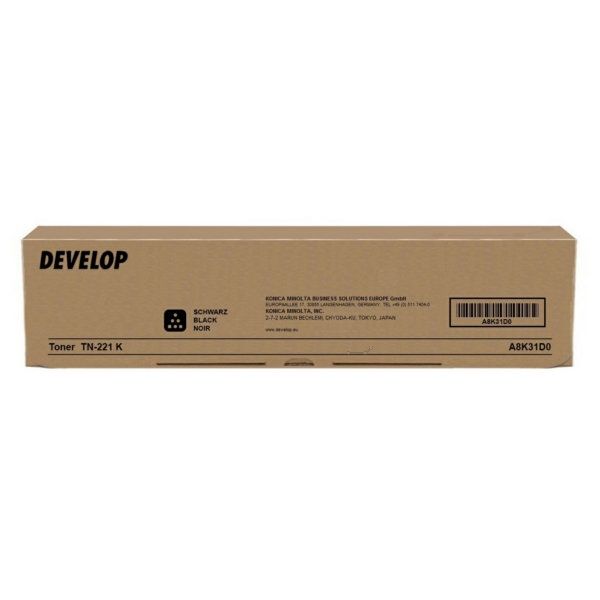 Toner schwarz TK-Dv-A8K31D0-bkO für Develop Ineo Plus 287