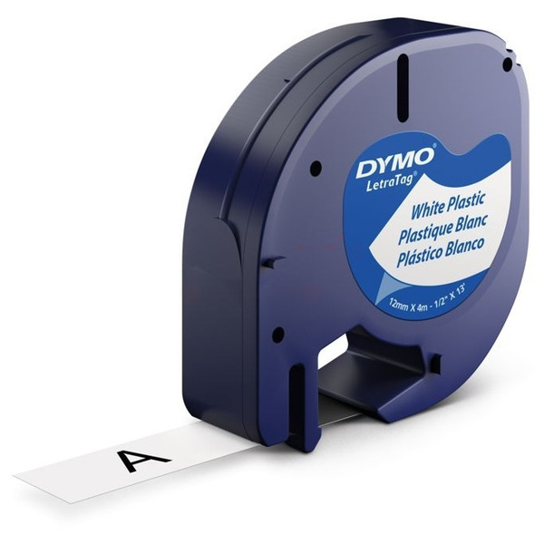 DirectLabel-Etiketten Polyester weiss PT-Dy-91221-O für Dymo Letratag